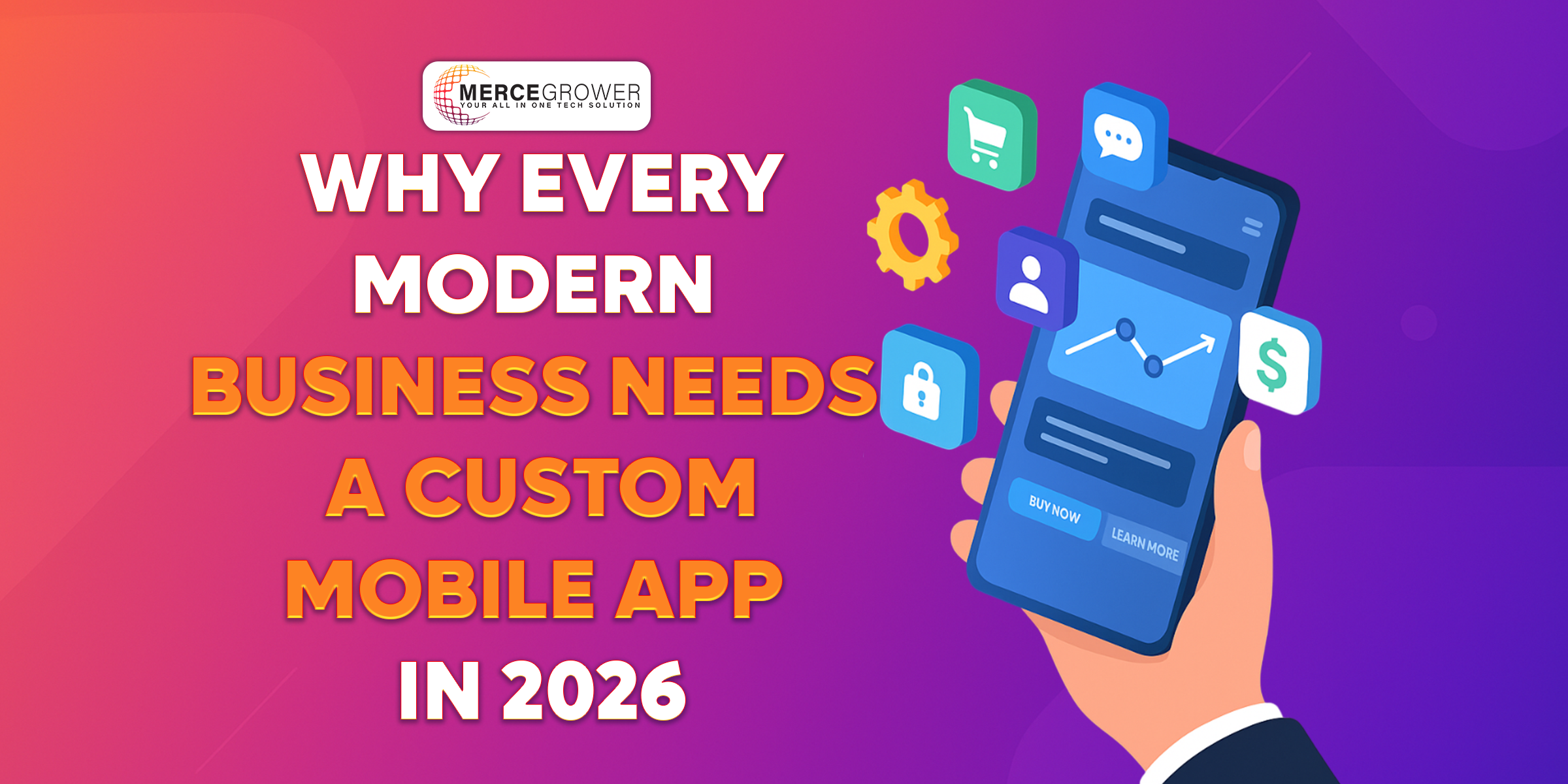 Why Every Modern Business Needs a Custom Mobile App in 2026 MerceGrower. YOUR ALL IN ONE TECH SOLUTION Experts in Business Growth Through Proven Google Ads, Social, SEO, and Content Marketing Strategies. Get a Free $1000 Social Audit from one of our DMI-PRO Certified Marketing Specialists. Why Every Modern Business Needs a Custom Mobile App in 2025